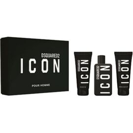 DSQUARED2 ICON POUR HOMME DÁRKOVÁ SADA EDP 100 ML, SPRCHOVÝ GEL 100 ML A BALZÁM PO HOLENÍ 100 ML