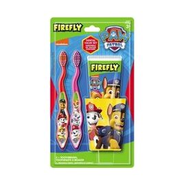 FRAGRANCES FOR CHILDREN FIREFLY PAW PATROL DENTAL SET SOFT (RED AND PINK)