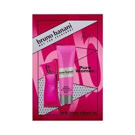 BRUNO BANANI PURE WOMAN GIFT SET EDT 30 ML AND CRESCENT GEL 50 ML