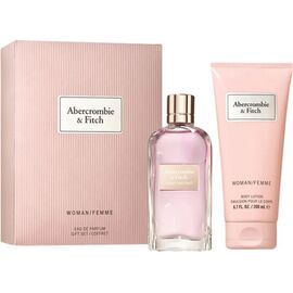 ABERCROMBIE & FITCH FIRST INSTINCT FOR HER DÁRKOVÁ SADA EDP 100 ML A TĚLOVÉ MLÉKO 200 ML