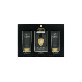 LAMBORGHINI PRESTIGIO GIFT SET EDT 125 ML, SHOWER GEL 100 ML AND AFTER SHAVE BALSAM (AFTER SHAVE BALM) 100 ML