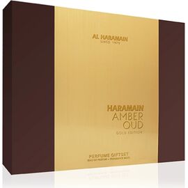 AL HARAMAIN AMBER OUD GOLD EDITION EXTREME DÁRKOVÁ SADA EXTRAIT DE PARFUM 75 ML, EXTRAIT DE PARFUM 30 ML A TĚLOVÝ ZÁVOJ 250 ML