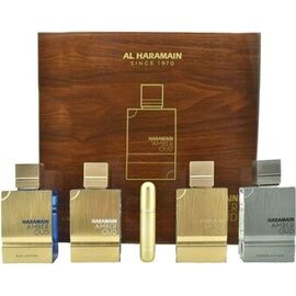 AL HARAMAIN AMBER OUD DÁRKOVÁ KOLEKCE EDP 4 X 60 ML A PLNITELNÝ FLAKON