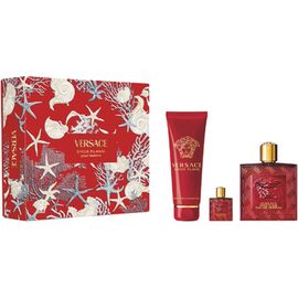 VERSACE EROS FLAME DÁRKOVÁ SADA EDP 100 ML, SPRCHOVÝ GEL 150 ML A MINIATURKA EDP 5 ML