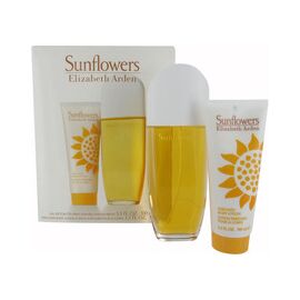ELIZABETH ARDEN SUNFLOWERS LARGE GIFT SET EDT 100 ML BODY LOTION AND 100 ML SUNFLOWERS