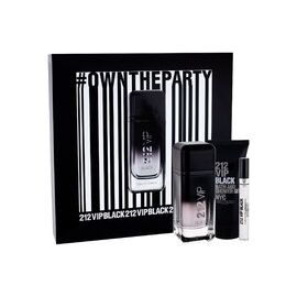 CAROLINA HERRERA 212 VIP MEN BLACK EDP GIFT SET 100 ML, SHOWER GEL 100 ML AND MINIATURE EDP 10 ML