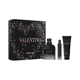 VALENTINO UOMO BORN IN ROMA DÁRKOVÁ SADA EDT 100 ML, MINIATURKA EDT 15 ML A SPRCHOVÝ GEL 75 ML