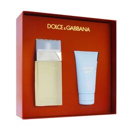 DOLCE & GABBANA LIGHT BLUE SET W (EDT 50ML + BODY CREAM 50ML)