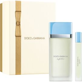DOLCE GABBANA LIGHT BLUE EAU DE TOILETTE NEW DÁRKOVÁ SADA EDT 100 ML A MINIATURKA EDT 10 ML