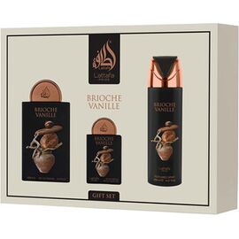 LATTAFA BRIOCHE VANILLE DÁRKOVÁ SADA EDP 100 ML, EDP 20 ML A DEOSPRAY 200 ML
