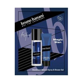 BRUNO BANANI MAGIC MAN GIFT SET DEODORANT 75 ML AND SHOWER GEL 50 ML