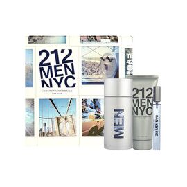 CAROLINA HERRERA 212 MEN GIFT SET EDT 100 ML AFTER SHAVE GEL (GEL, AFTER SHAVE) 212 MEN 100 ML AND 212 MINIATURES MEN EDT 10 ML