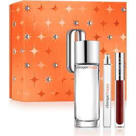 CLINIQUE HAPPY DÁRKOVÁ SADA EDP 50 ML, MINIATURKA EDP 10 ML A LESK NA RTY 3,4 ML