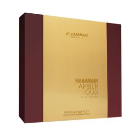 AL HARAMAIN AMBER OUD GOLD EDITION SET U (EDP 75ML + EDP 30ML + DEO 200ML)