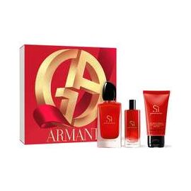 GIORGIO ARMANI SÍ PASSIONE DÁRKOVÁ SADA EDP 100 ML, TĚLOVÉ MLÉKO 50 ML A MINIATURKA EDP 15 ML