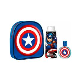 FRAGRANCES FOR CHILDREN CAPTAIN AMERICA GIFT SET EDT 50 ML, BACKPACK AND SHOWER GEL 300 ML