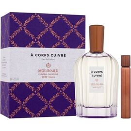 MOLINARD LA COLLECTION PRIVÉE A CORPS CUIVRE DÁRKOVÁ SADA EDP 90 ML A DEODORANT ROLL-ON 7,5 ML