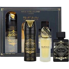 LATTAFA BADE'E AL OUD FOR GLORY DÁRKOVÁ SADA EDP 100 ML, DEOSPRAY 200 ML A VLASOVÁ MLHA 50 ML