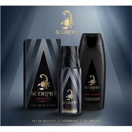 SCORPIO VERTIGO DÁRKOVÁ SADA EDT 75 ML, SPRCHOVÝ GEL 250 ML A DEOSPRAY 150 ML