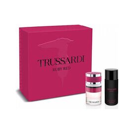 TRUSSARDI RUBY RED GIFT SET EDP 60 ML AND BODY LOTION 125 ML