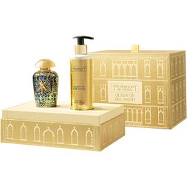 THE MERCHANT OF VENICE QUEEN OF THE NIGHT DÁRKOVÁ SADA EDP 100 ML A TĚLOVÉ MLÉKO 250 ML