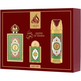 LATTAFA QUEEN OF ARABIA DÁRKOVÁ SADA EDP 100 ML, DEOSPRAY 200 ML A EDP 20 ML