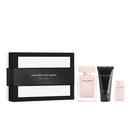 NARCISO RODRIGUEZ FOR HER DÁRKOVÁ SADA EDP 50 ML, TĚLOVÉ MLÉKO 50 ML A MINIATURKU EDP 7,4 ML