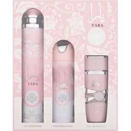 LATTAFA YARA DÁRKOVÁ SADA EDP 100 ML, DEOSPRAY 200 ML A BYTOVÁ VŮNĚ 300 ML