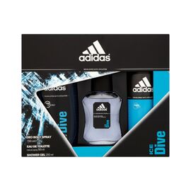 ADIDAS ICE DIVE GIFT SET EDT 50 ML, DEOSPRAY ICE DIVE 150 ML AND SHOWER GEL 250 ML ICE DIVE