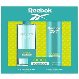 REEBOK COOL YOUR BODY FOR WOMEN GIFT SET EDT 100 ML AND DEOSPRAY 150 ML
