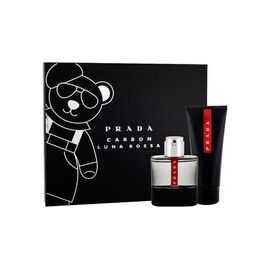 PRADA LUNA ROSSA CARBON EDT GIFT SET 50 ML AND LUNA ROSSA CARBON SHOWER GEL 100 ML