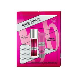 BRUNO BANANI PURE WOMAN GIFT SET DEODORANT 75 ML AND SHOWER GEL 50 ML
