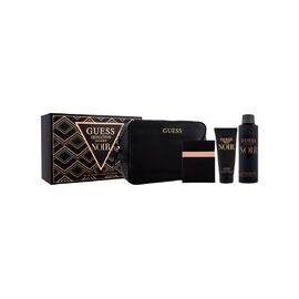 GUESS SEDUCTIVE HOMME NOIR GIFT SET EDT 100 ML, SHOWER GEL 100 ML, DEOSRPAY 226 ML AND COSMETIC BAG