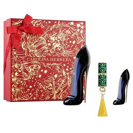 CAROLINA HERRERA GOOD GIRL GIFT SET EDP 80 ML, MINIATURE EDP 7 ML A RTĚNKA 1 G