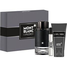 MONT BLANC EXPLORER GIFT SET EDP 100 ML, SHOWER GEL 100 ML AND MINIATURE EDP 7,5 ML