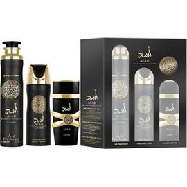 LATTAFA ASAD DÁRKOVÁ SADA EDP 100 ML, DEOSPRAY 200 ML A OSVĚŽOVAČ VZDUCHU 300 ML