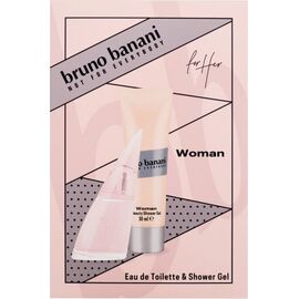 BRUNO BANANI WOMAN GIFT SET EDT 30 ML AND SHOWER GEL 50 ML