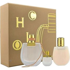 CHLOÉ NOMADE EAU DE PARFUM FOR WOMEN 75 ML + TĚLOVÉ MLÉKO 100 ML + PARFÉMOVANÁ VODA 5 ML GIFT SET
