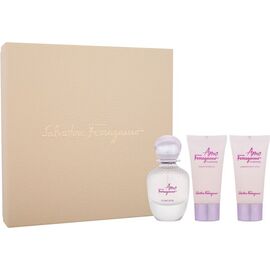 SALVATORE FERRAGAMO AMO FERRAGAMO FLOWERFUL GIFT SET EDT 50 ML, BODY LOTION 50 ML AND SHOWER GEL 50 ML 50ML