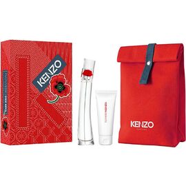 KENZO FLOWER BY KENZO DÁRKOVÁ SADA EDP 50 ML, TĚLOVÉ MLÉKO 75 ML A POUZDRO 50ML