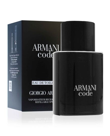 GIORGIO ARMANI CODE EDT 75ML REFILLABLE