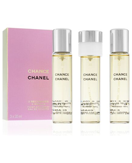 CHANEL CHANCE EDT 3X20ML REFILL