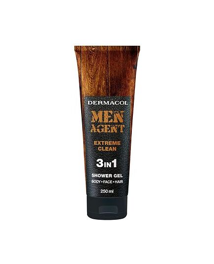 DERMACOL MEN AGENT EXTREME CLEAN 3IN1 SHOWER GEL 250ML