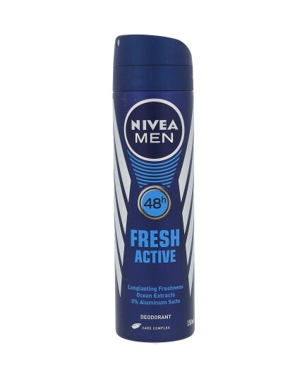 NIVEA MEN FRESH ACTIVE DEODORANT SPRAY FOR MEN 150 ML