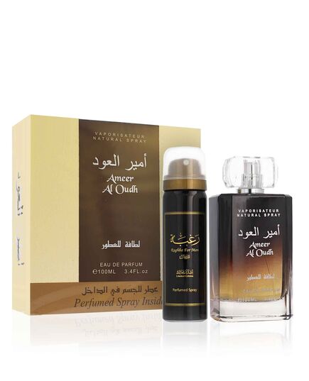 LATTAFA AMEER AL OUDH SET EDP 100ML + DEO 50ML