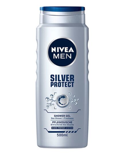 NIVEA MEN SILVER PROTECT SHOWER GEL 500ML