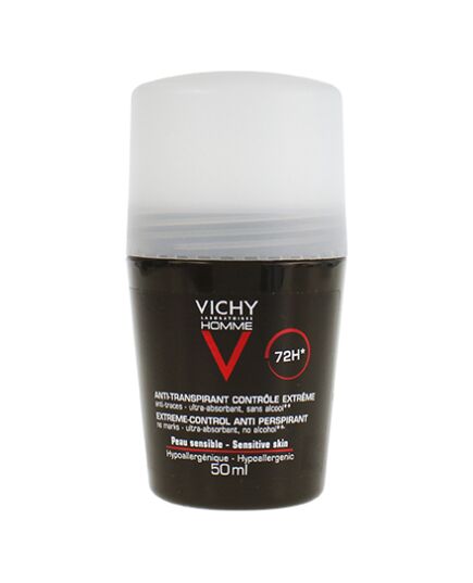 VICHY HOMME 72H DEODORANT ROLL-ON FOR MEN 50 ML