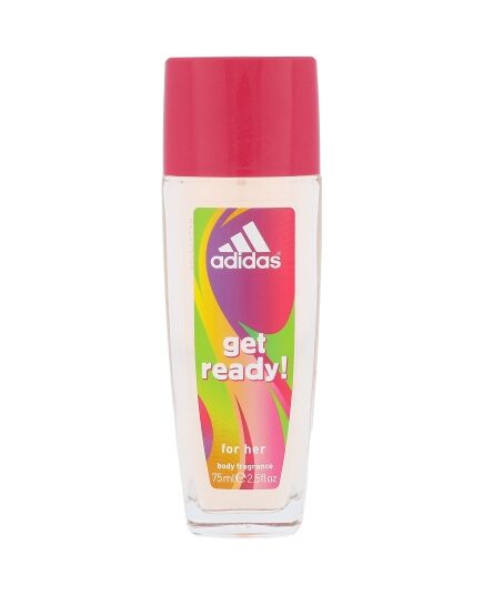 ADIDAS GET READY! DEODORANT WITH SPRAY FOR WOMEN 75 ML