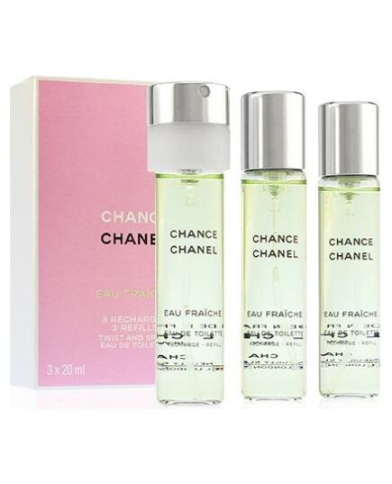 CHANEL CHANCE EAU FRAICHE TOALETNÍ VODA 3X20 ML PRO ŽENY NÁPLŇ