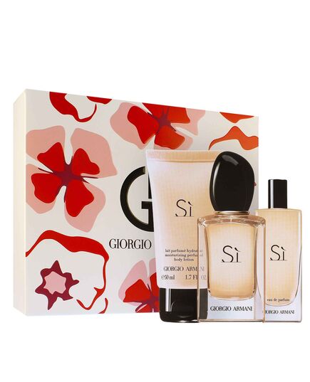 GIORGIO ARMANI SÌ SET W (EDP 50ML + EDP 15ML + BODY LOTION 50ML)